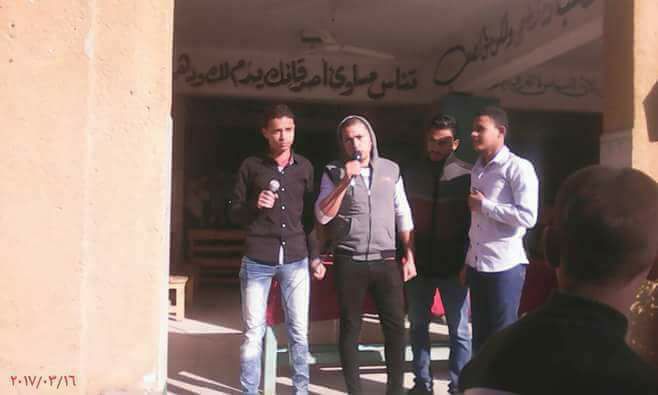 فرقه الانشاد الديني فى حفل تكريم طلاب مدرسه شطوره الاعداديه وعيد الام