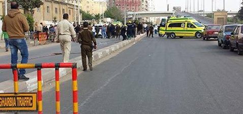 إرتفاع حالات المصابين الي 16 أثر الانفجار أمام مركز تدريب الشرطة بطنطا