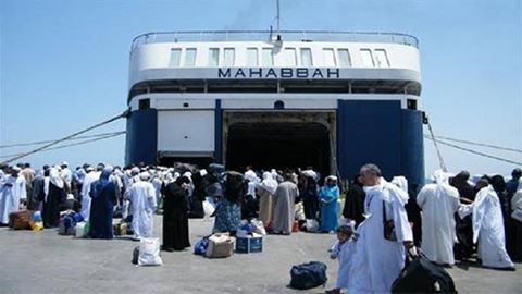 وصول و سفر 4079 معتمر بموانىء البحر الاحمر