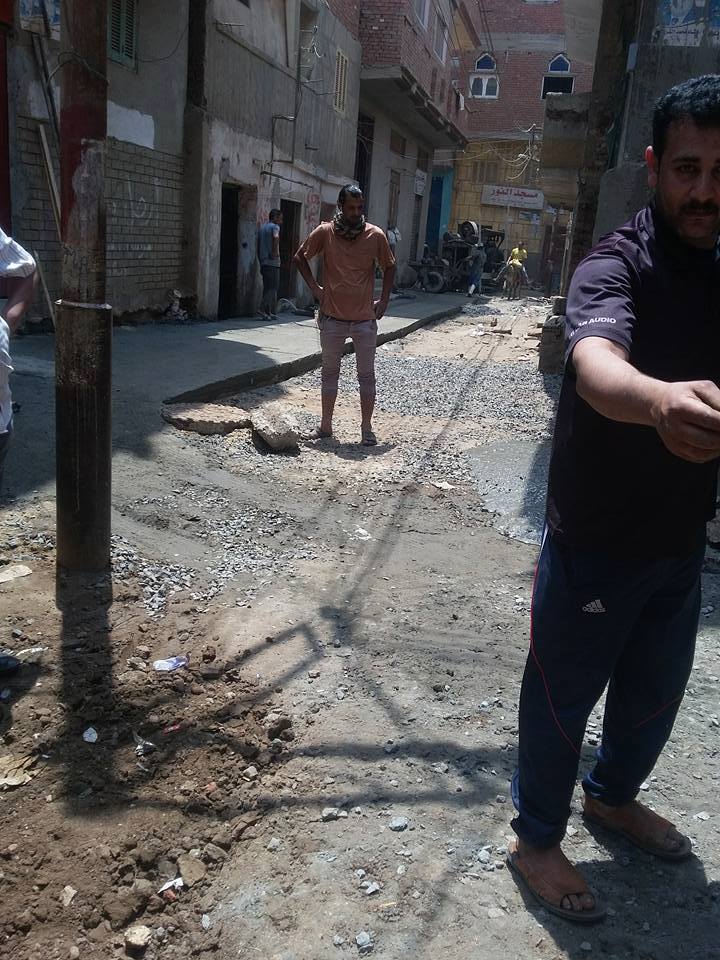 الوحدة المحلية بمسهلة... تنفذ رصف الشوارع