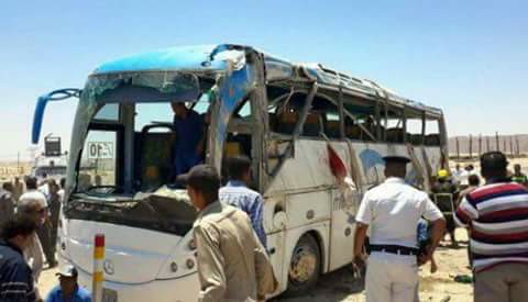 تفاصيل استشهاد 28 قبطي في هجوم ارهابي بالمنيا