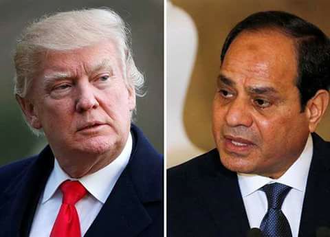 تفاصيل اتصال الرئيس السيسي وترامب