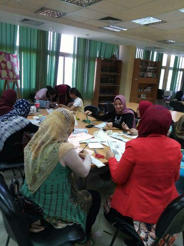 ورشة تعليم الخياطة والتفصيل بقصر ثقافه سوهاج