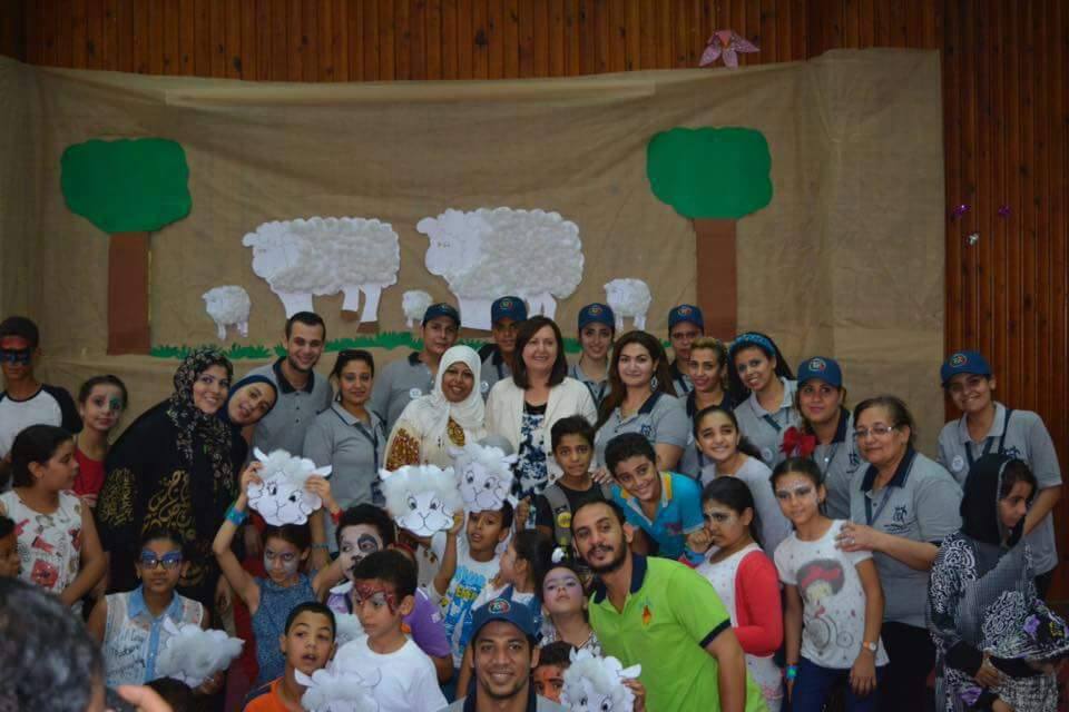 200 طفلا بيوم المرح بمعهد الدراسات العليا الطفولة بجامعة عين شمس