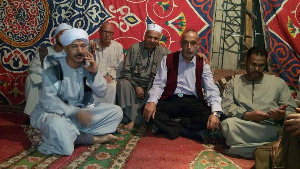 الشريف طارق يس الرفاعى في أسيوط للاحتفال بمولد العارف بالله السلطان الفرغل