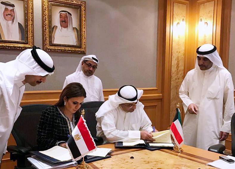 نصر توقع اتفاقيتين مع الصندوق الكويتى للتنمية لدعم مشروعات بشمال سيناء بقيمة مليار جنيه