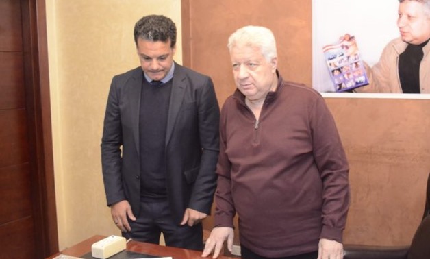 إيهاب جلال يلتقي لاعبي الزمالك للمرة الأولى