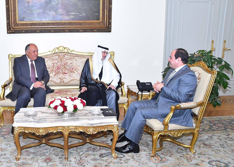 السيسى يستقبل امين عام منظمة التعاون الاسلامى