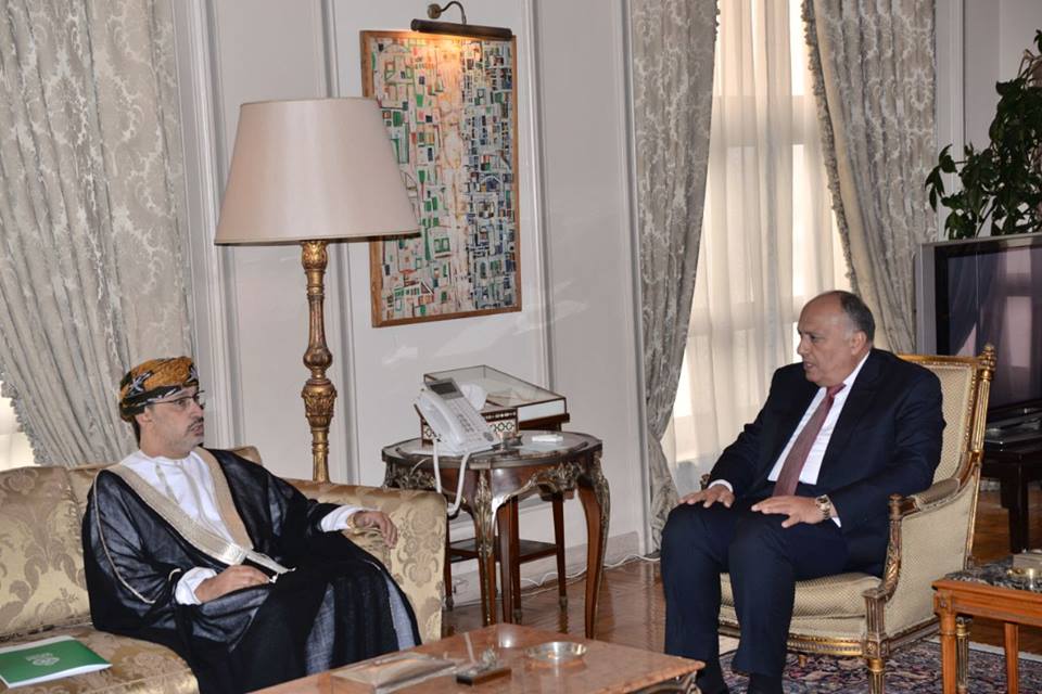 شكري يستقبل نائب رئيس البرلمان العربي