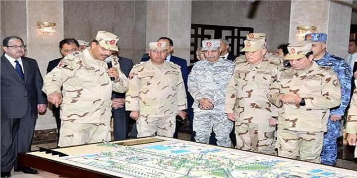 السيسي بالزي العسكري يزور قيادة المنطقة الشرقية ويتابع العملية العسكرية سيناء 2018