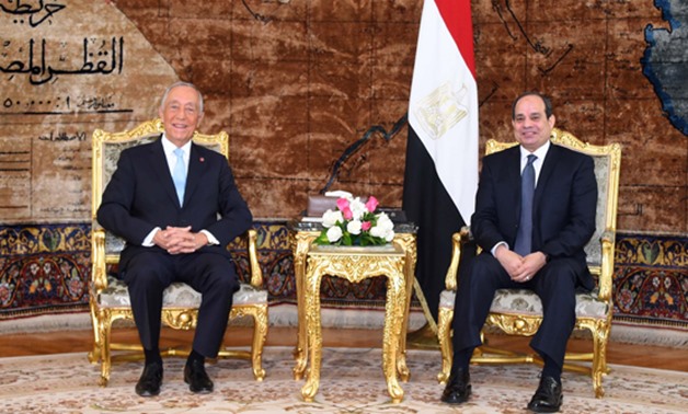 الرئيس السيسى ونظيره البرتغالى يجريان مباحثات حول أساليب مكافحة الإرهاب