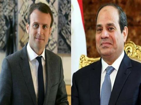 السيسى يتلقى اتصالا هاتفيا من الرئيس الفرنسى