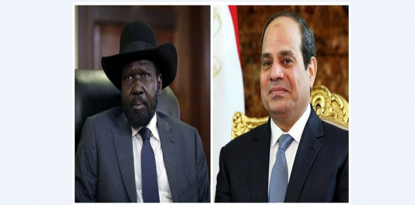 الرئيس السيسي يتبادل مع رئيس جمهورية جنوب السودان اتصالاً هاتفياً اليوم