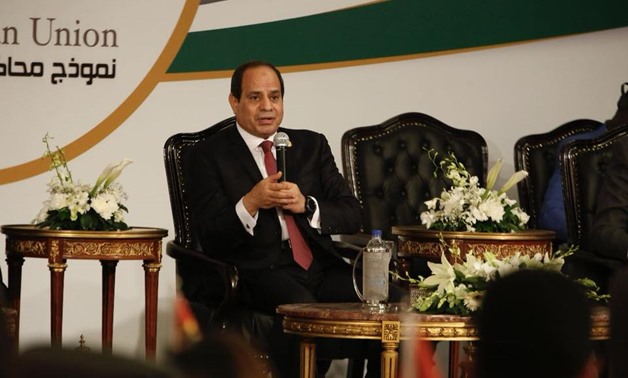 السيسي يؤكد أن الاستقرار ضرورة للازدهار في نموذج الاتحاد الإفريقي