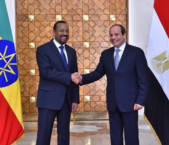 السيسي يبحث سبل التعاون مع رئيس الوزراء الأثيوبي