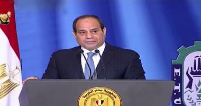 السيسى يؤكد علي الاصلاحات جارية بخطي ثابتة