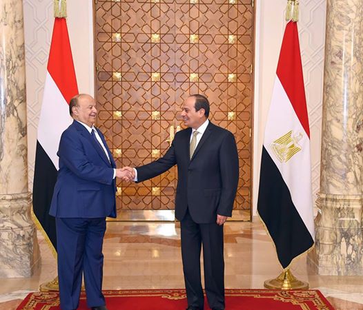 تفاصيل لقاء السيسى برئيس الجمهورية اليمينة الشقيقة
