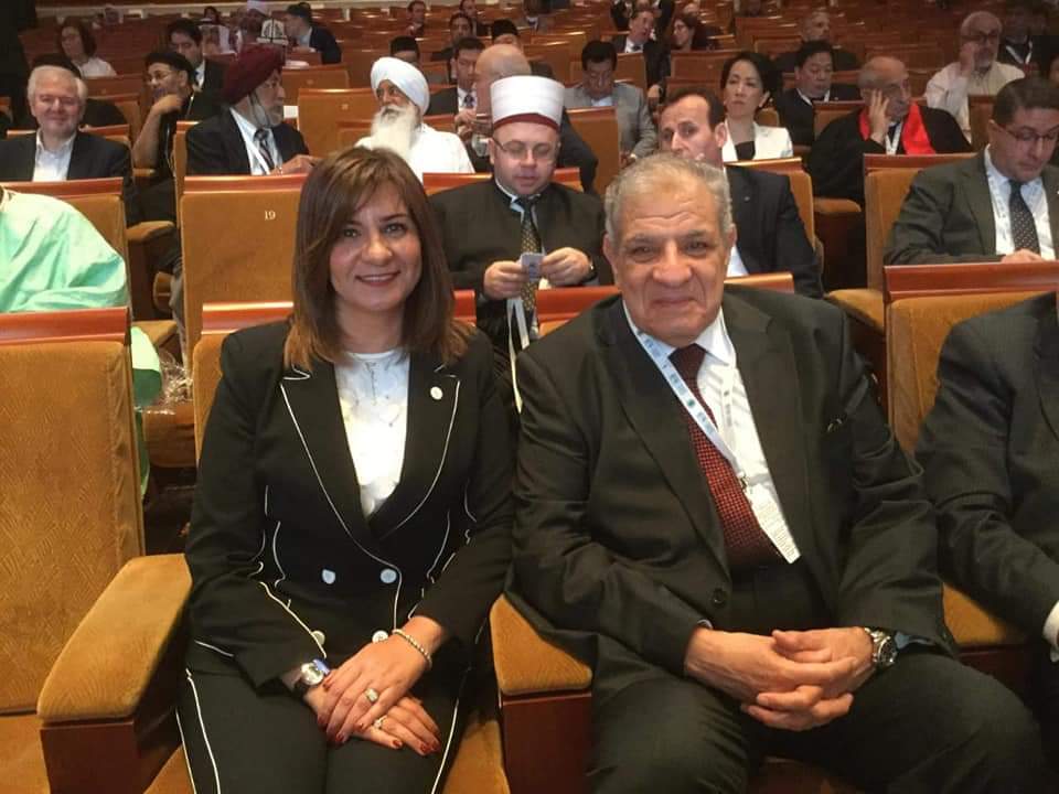 وزيرة الهجرة تشهد فعاليات إفتتاح المؤتمر العالمي للأخوة الإنسانية في أبو ظبي