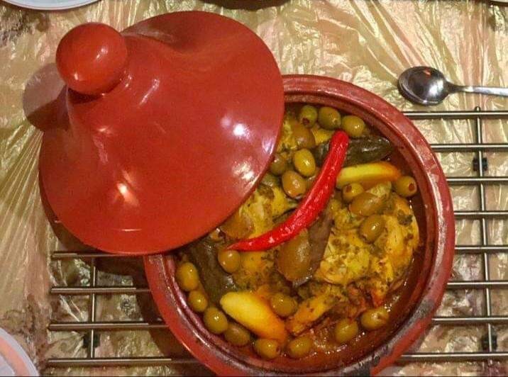 طريقة عمل طاجن الدجاج بالليمون والزيتون