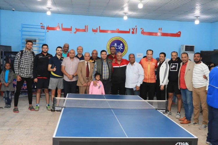 تجديف أسوان يفوز على الإعلاميين 3-1 اليوم فى للتنس طاولة