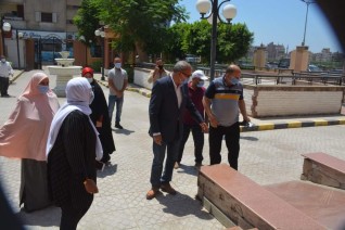 محافظة القليوبية يقوم بجولة تفقدية على عدد من المشروعات بمدينتي بنها وشبرا الخيمة