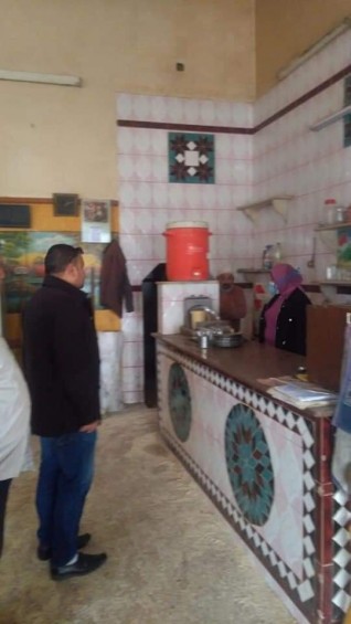 غلق ٥ مقاهي وغرامة تصل ١٠ الآف جنيه في فارسكور بدمياط