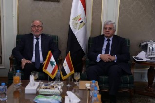 بالصور  .. وزير التعليم العالي يستقبل نظيره اللبناني لبحث أوجه التعاون بين البلدين