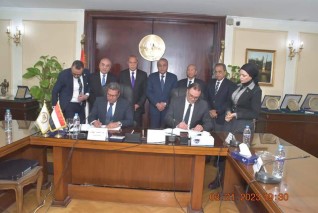 بالصور .. بروتوكول بين وزارة التموين ممثلة في الشركة العامة لتجارة ‏الجملة ومحافظة القليوبية