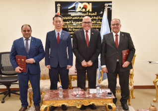 توقيع مذكرة للتفاهم بين الهيئة العربية للتصنيع وشركة القلعة رد فلاج الإماراتية الصينية