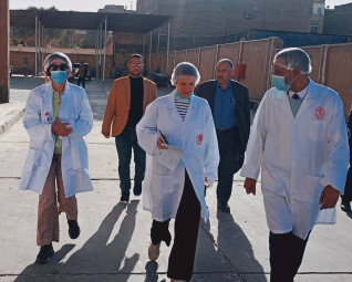 مندوب منظمة الزراعة والأغذية العالمية يزور مطاحن الإتحاد بالأقصر