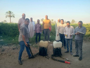 مديرية الزراعة بالفيوم حملة تفتيش على محلات المبيدات والمخصبات الزراعية بابشواى