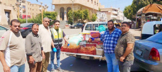 تموين أبشواي يضبط أجزاء فراخ فاسدة بمطعم شهير ومخالفات بالمخابز والأسواق